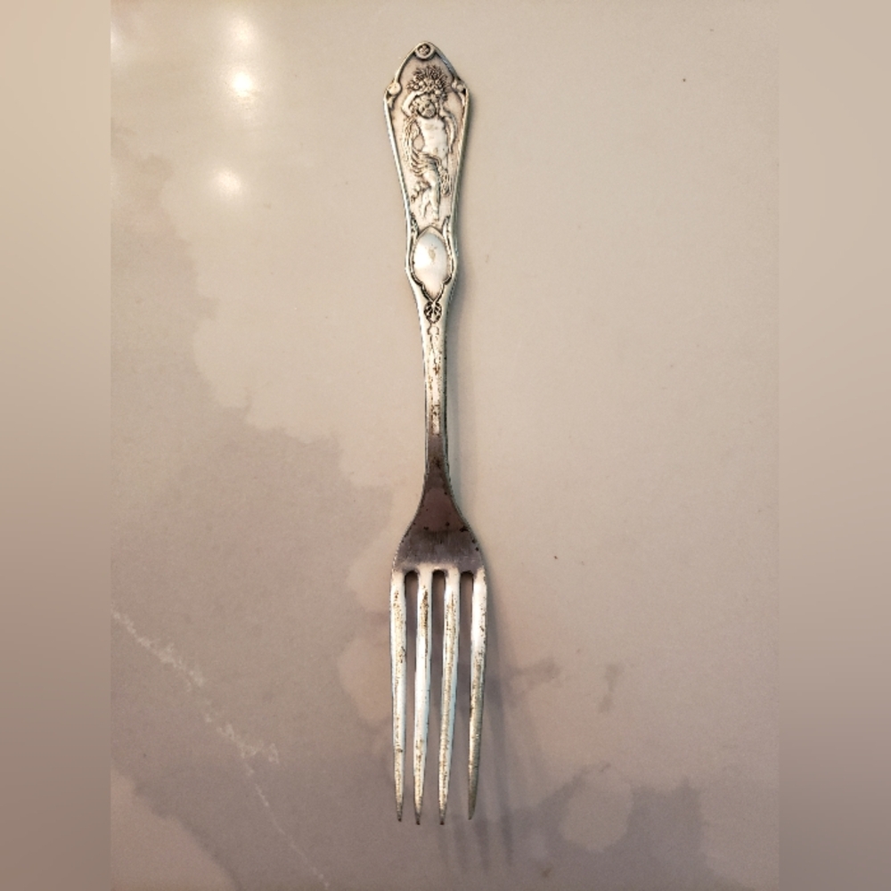 Silver Plate Fork, Reed & Barton, Antique, used - Picture 8 of 8